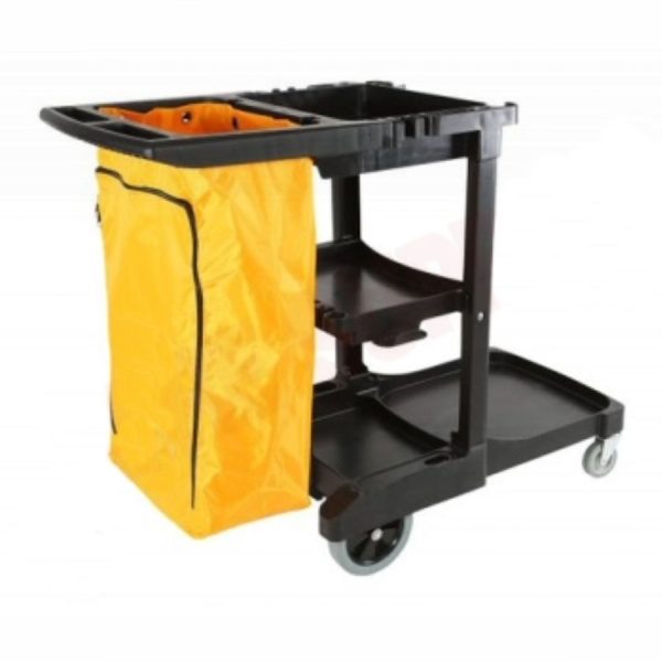 A ReThink BioClean's heavy duty premium cart for janitorial services.