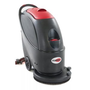 A Viper Venom AS430C/AS510B floor scrubber in black and red.